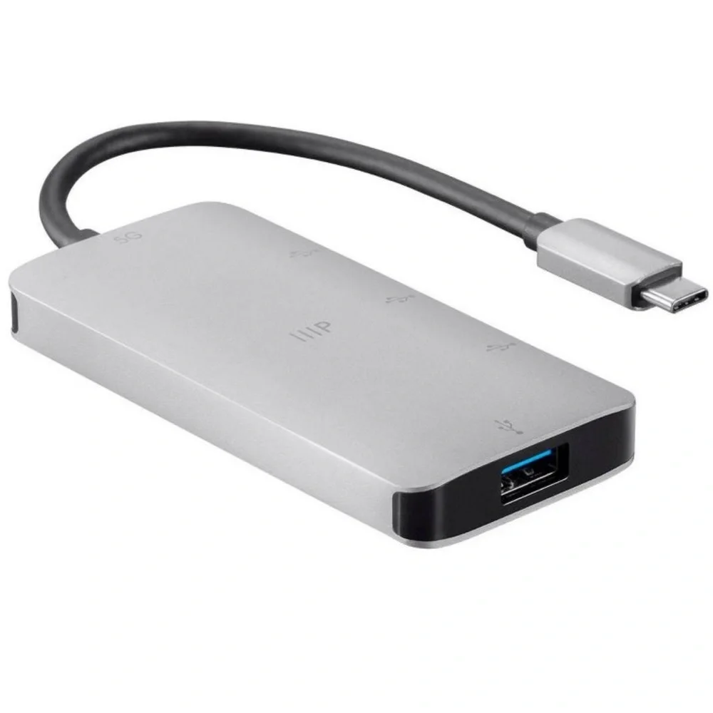 NWT Monoprice USB-C to HDMI USB 4K@30Hz, with USB-C 100W Power Delivery Adapter